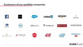Customers of our portfolio companies
 