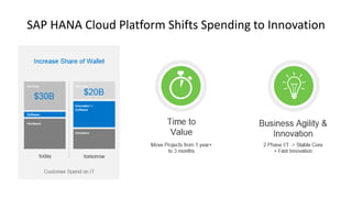 SAP HANA Cloud Platform Shifts Spending to Innovation
 