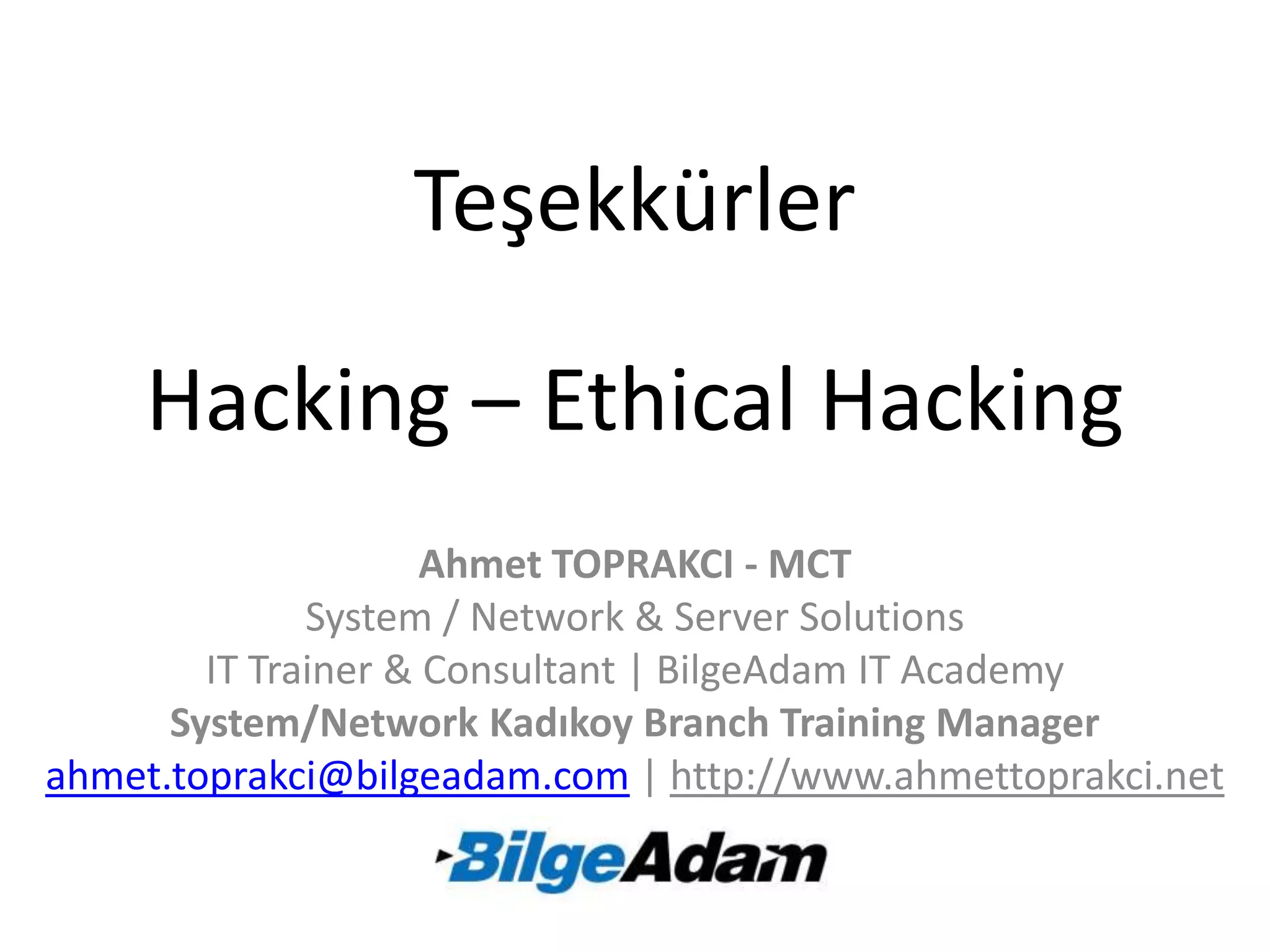 Sistem’in Yöneticisi