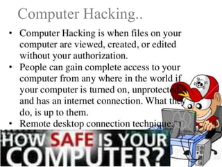 Computer Hacking..

 