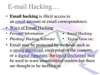 E-mail Hacking…

 