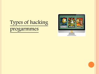 Types of hacking
progarmmes
 