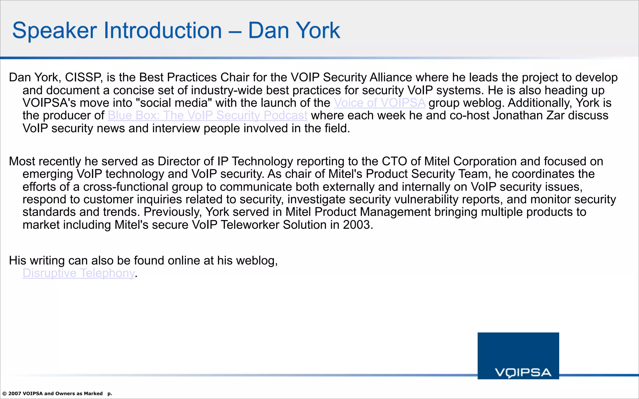 Hacking and Attacking VoIP Systems - What You Need To Know