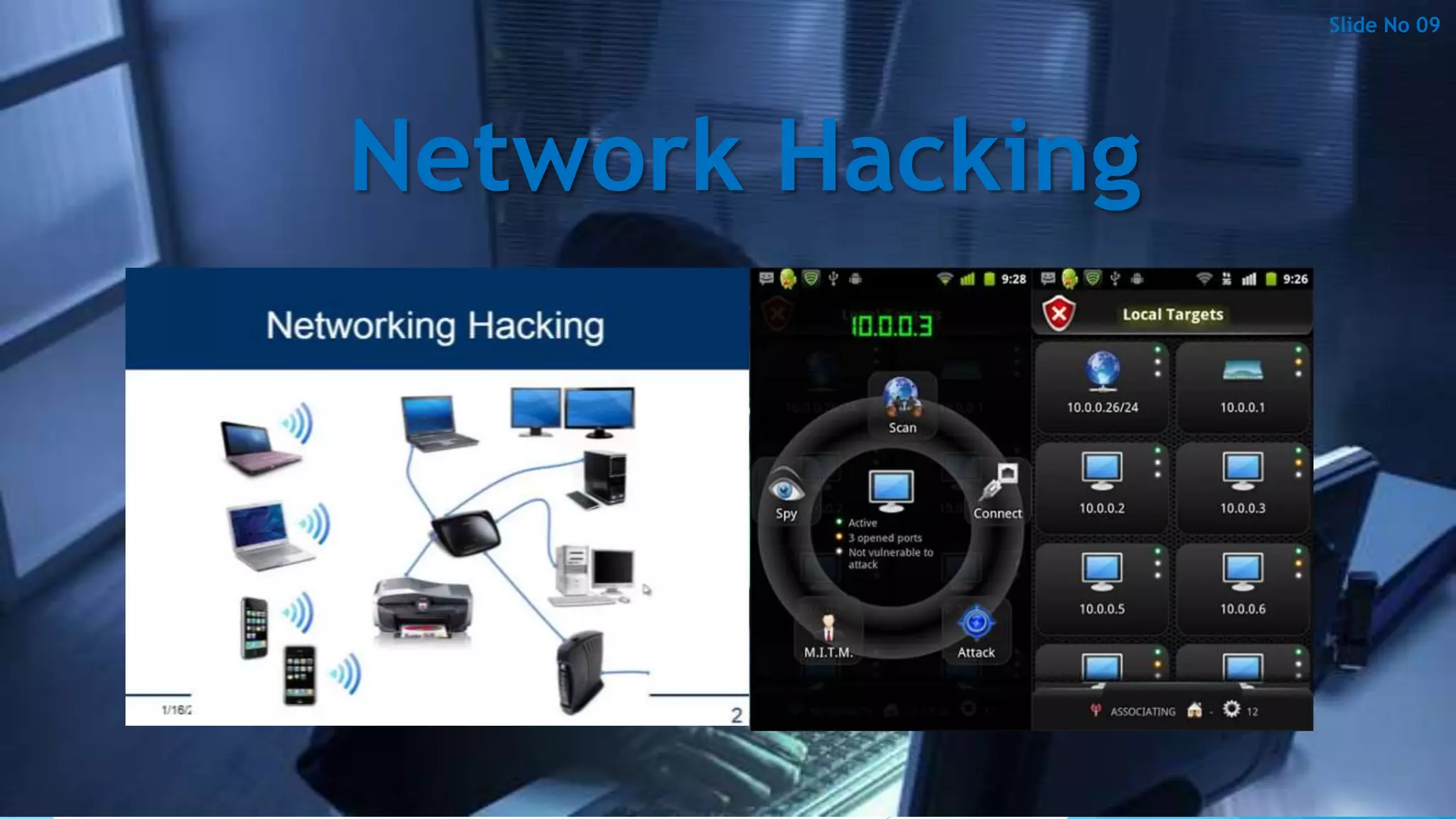 Network Hacking
Slide No 09
 