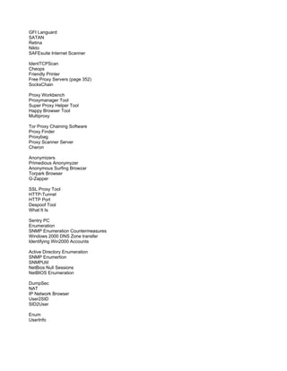 Hacking CEH cheat sheet | PDF