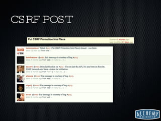 CSRF POST 