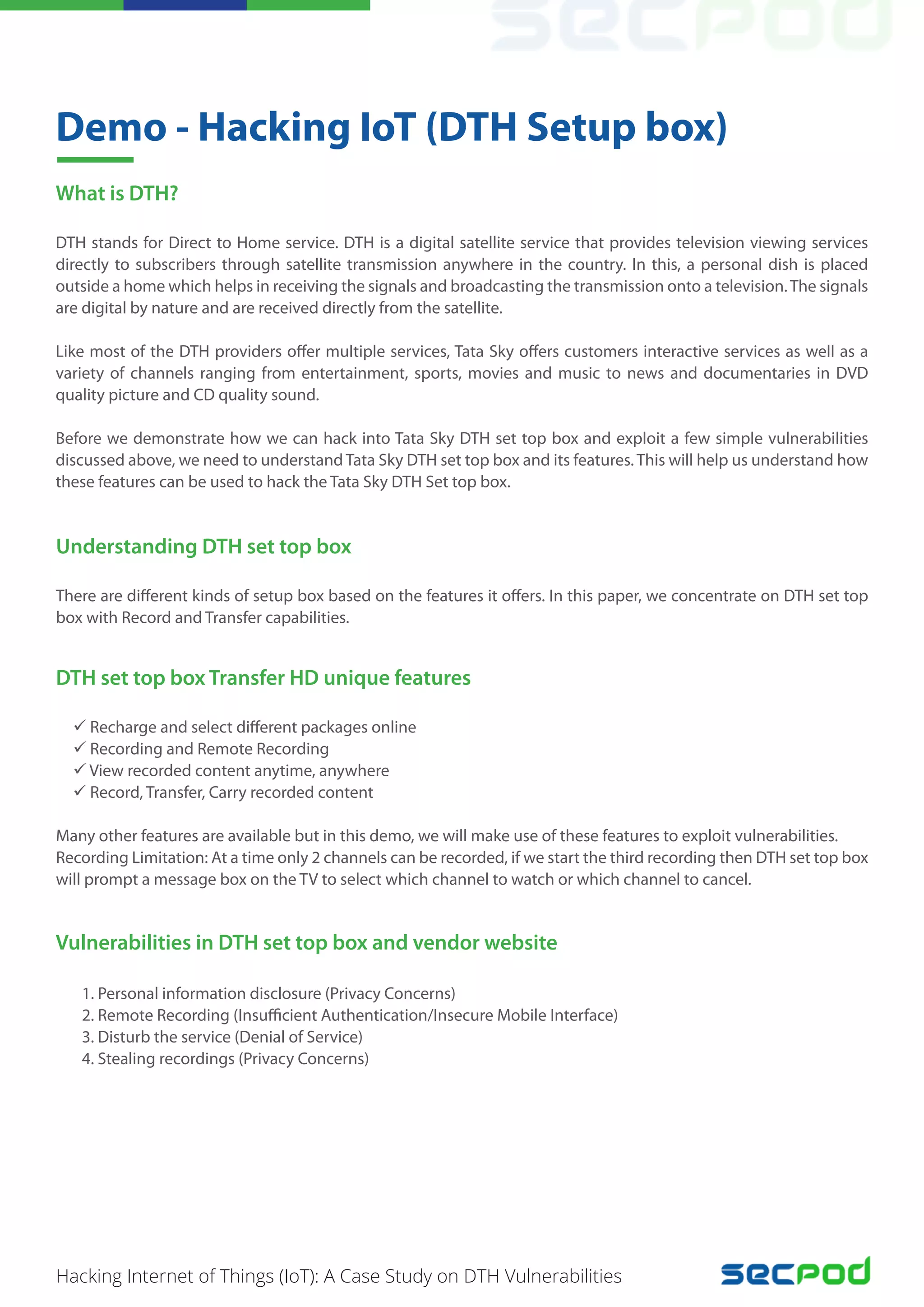 Hacking Internet of Things (IoT) | PDF