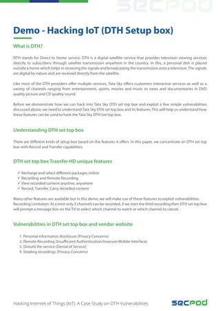 Hacking Internet of Things (IoT) | PDF