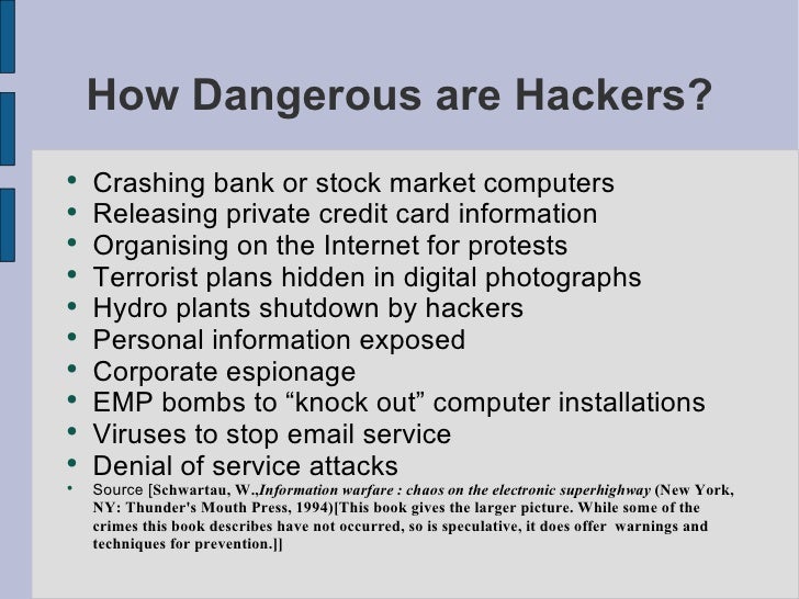 Hacking Law Reform LAWS4305 2003