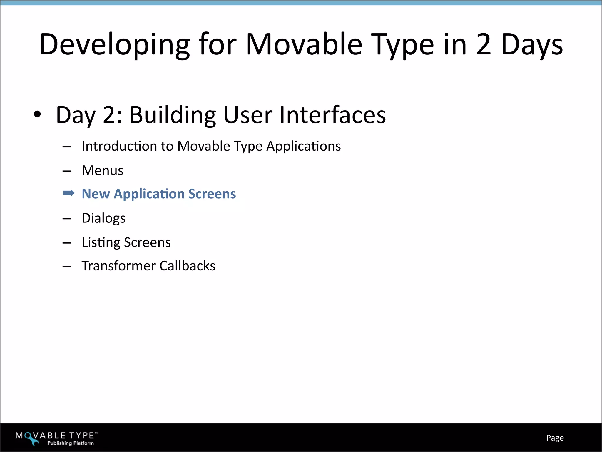 Hacking Movable Type Training - Day 2