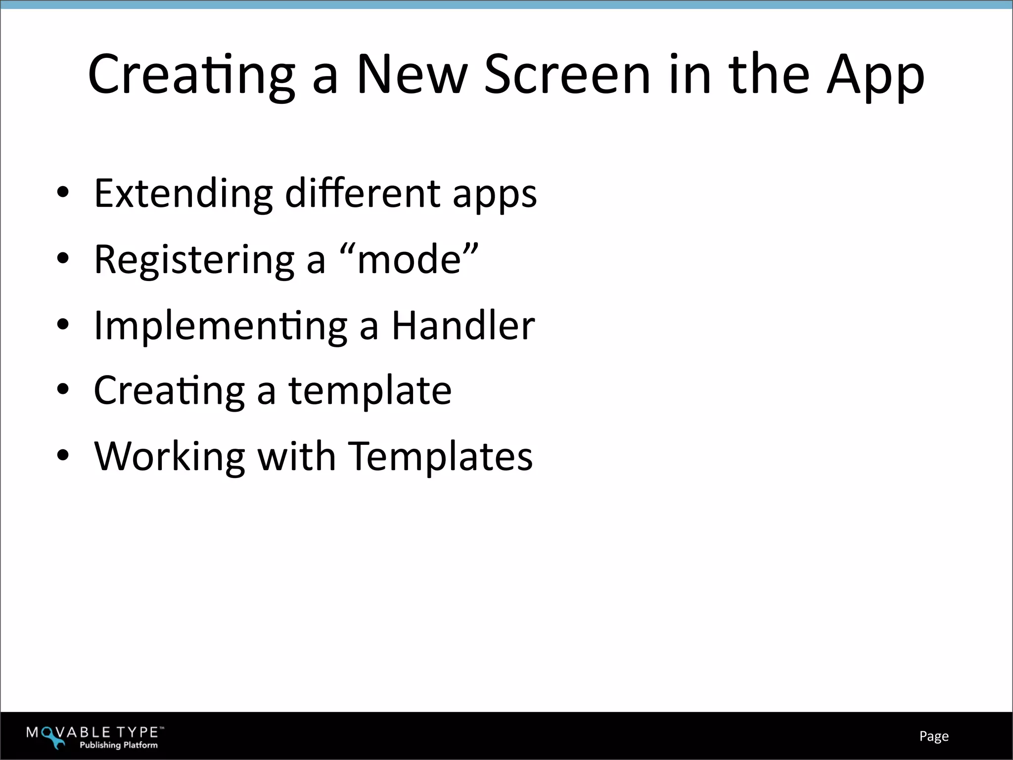 Hacking Movable Type Training - Day 2