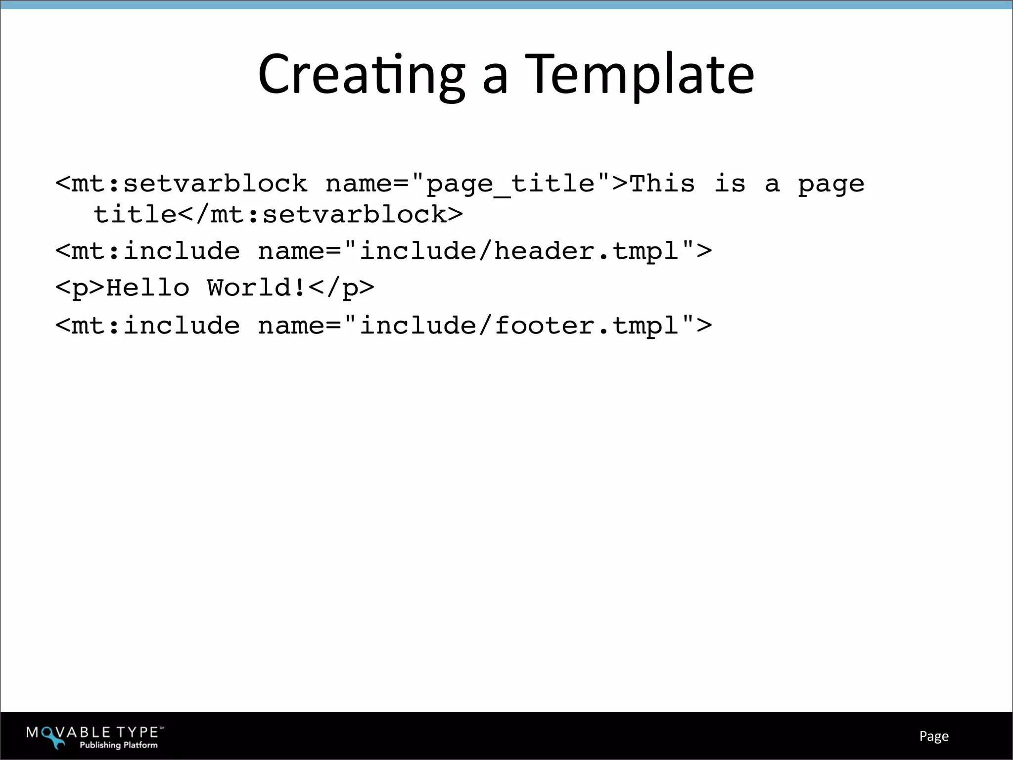 Hacking Movable Type Training - Day 2