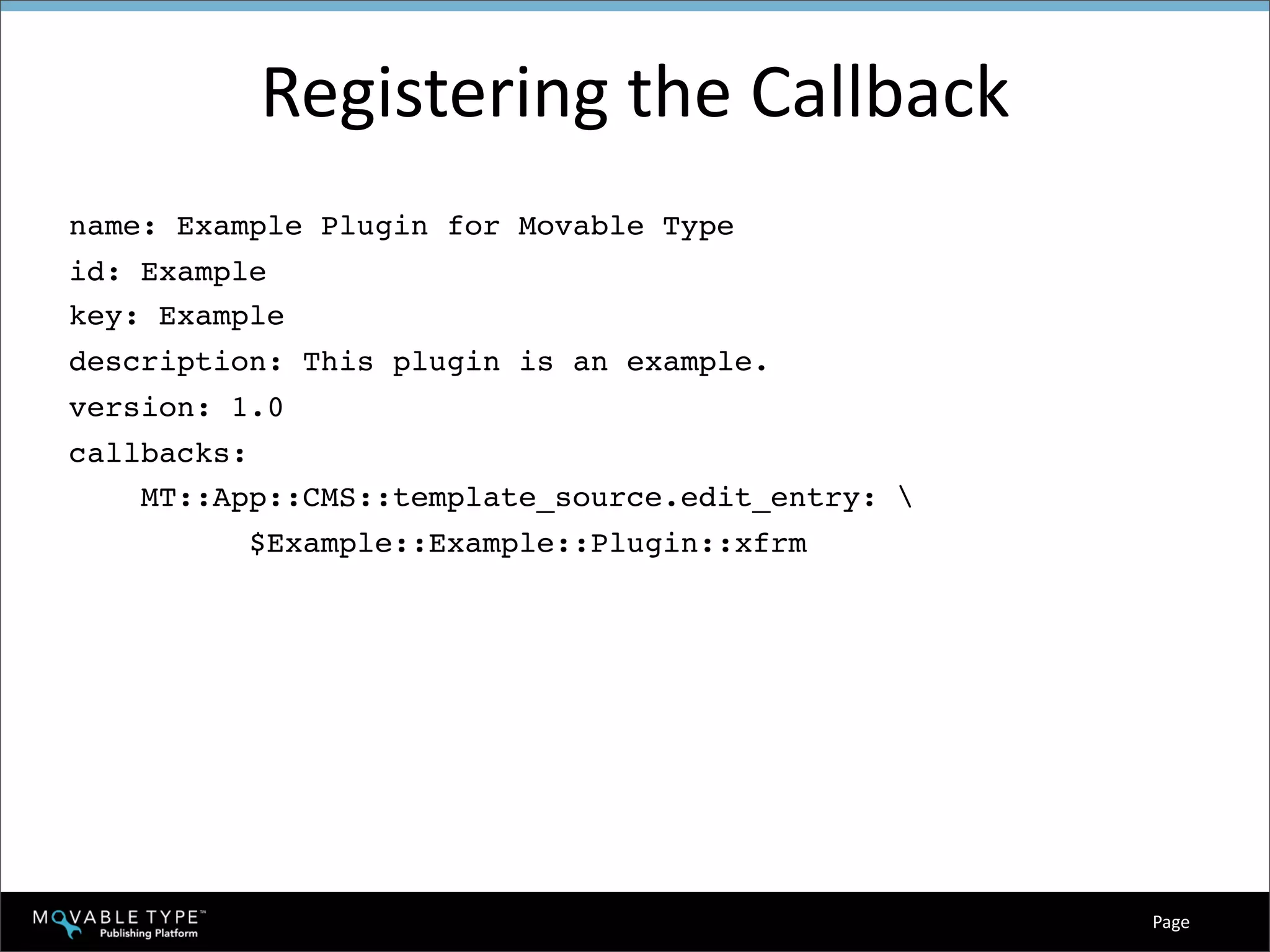 Hacking Movable Type Training - Day 2