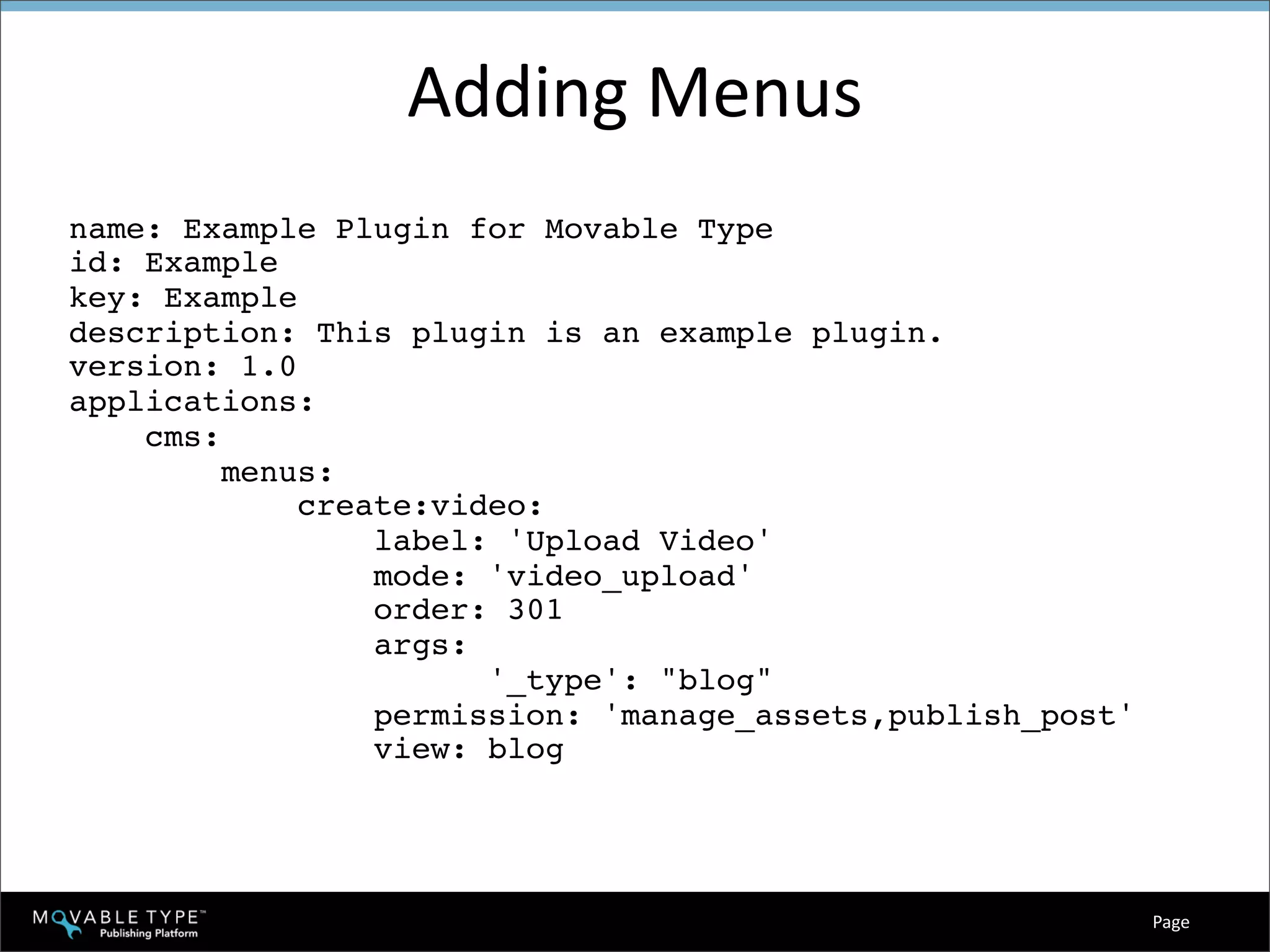 Hacking Movable Type Training - Day 2