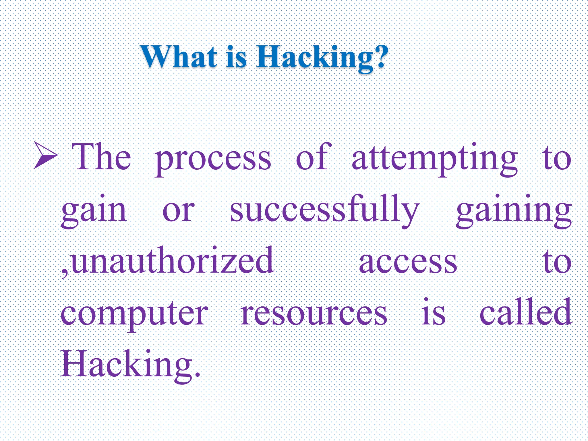 Hacking ppt | PPT