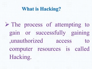 Hacking ppt | PPT
