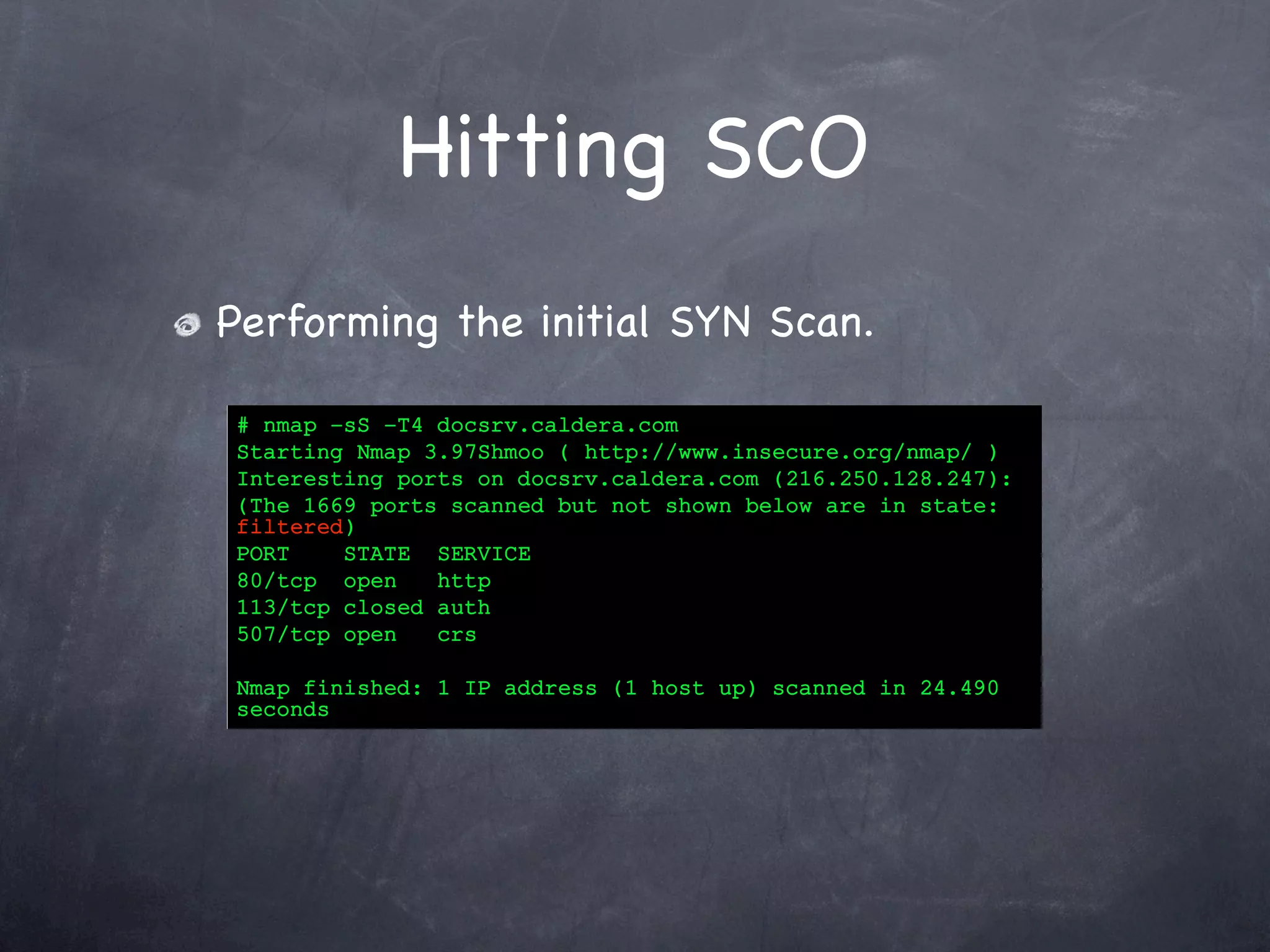 Hacking With Nmap - Scanning Techniques