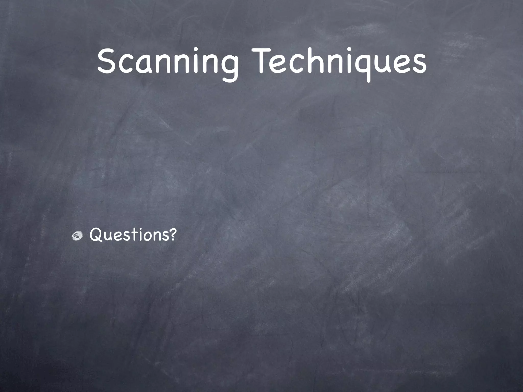 Hacking With Nmap - Scanning Techniques