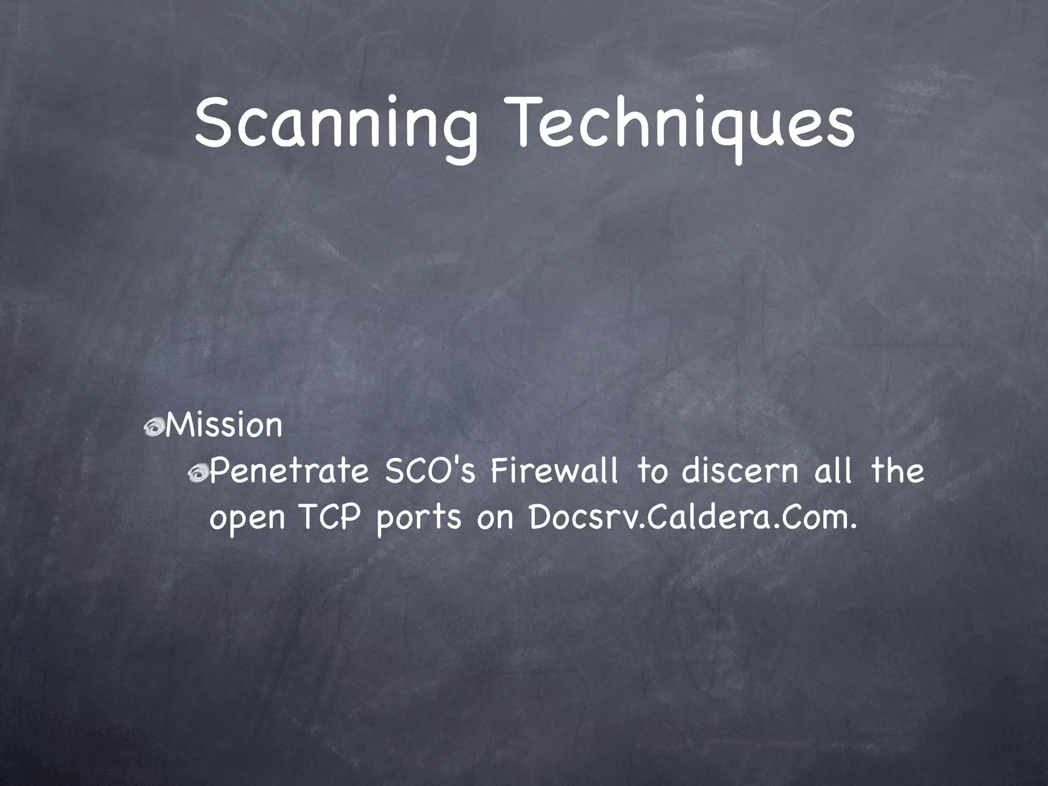 Hacking With Nmap - Scanning Techniques