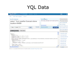 YQL Data 