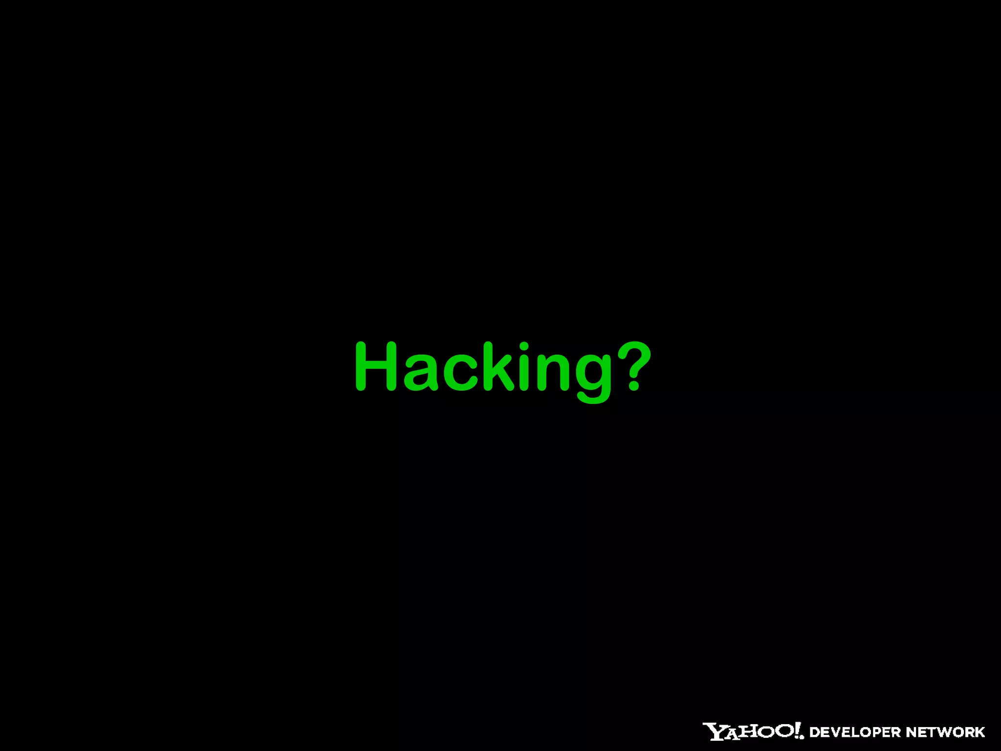 Hacking?