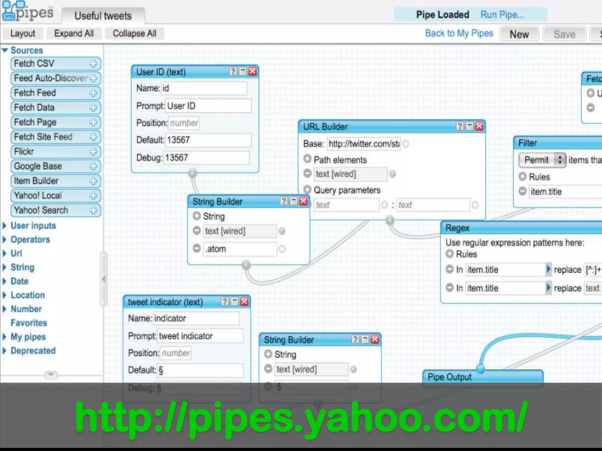 There’s also Yahoo Pipes to do this visually