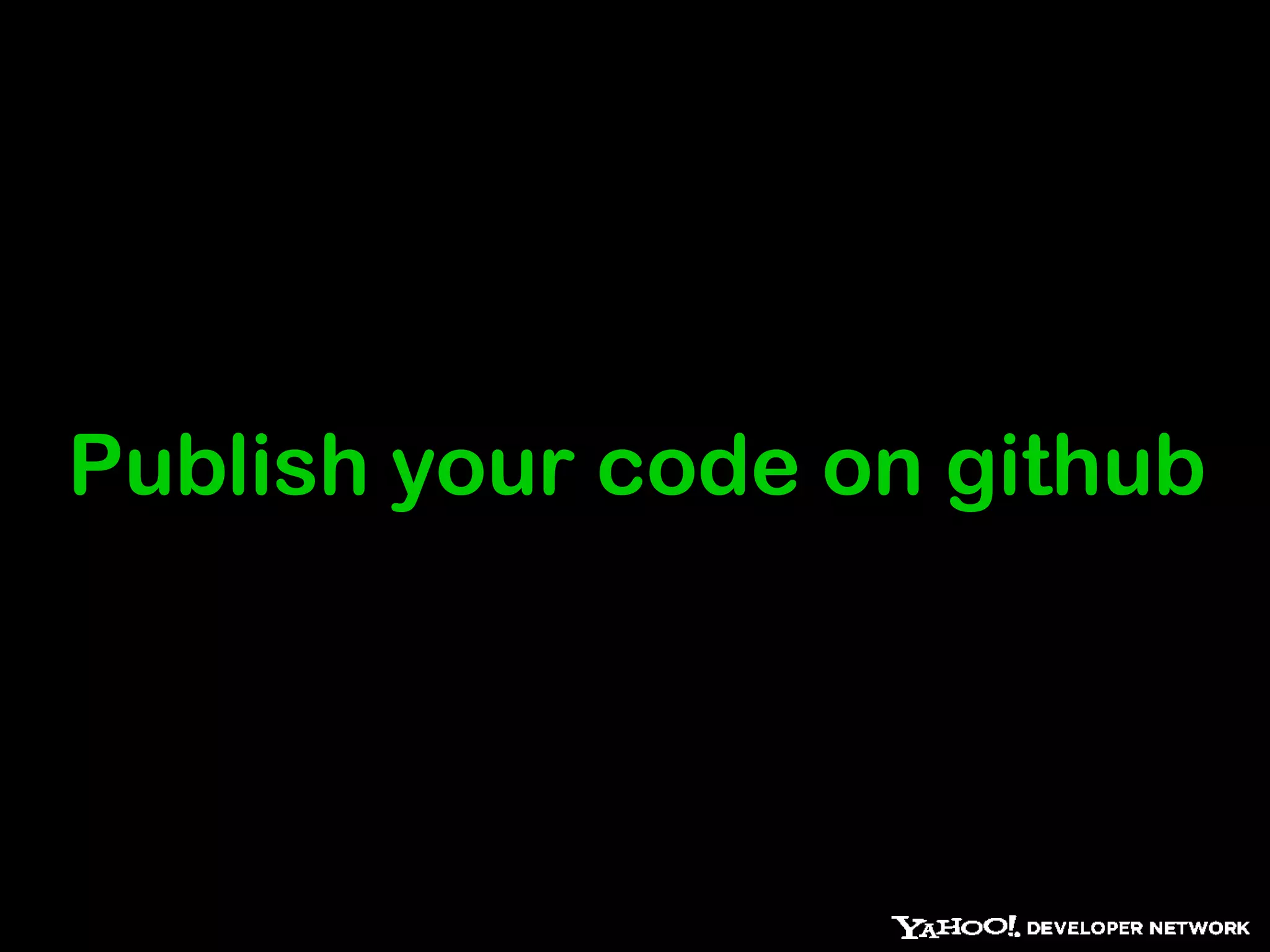 Show other hackers what you have done