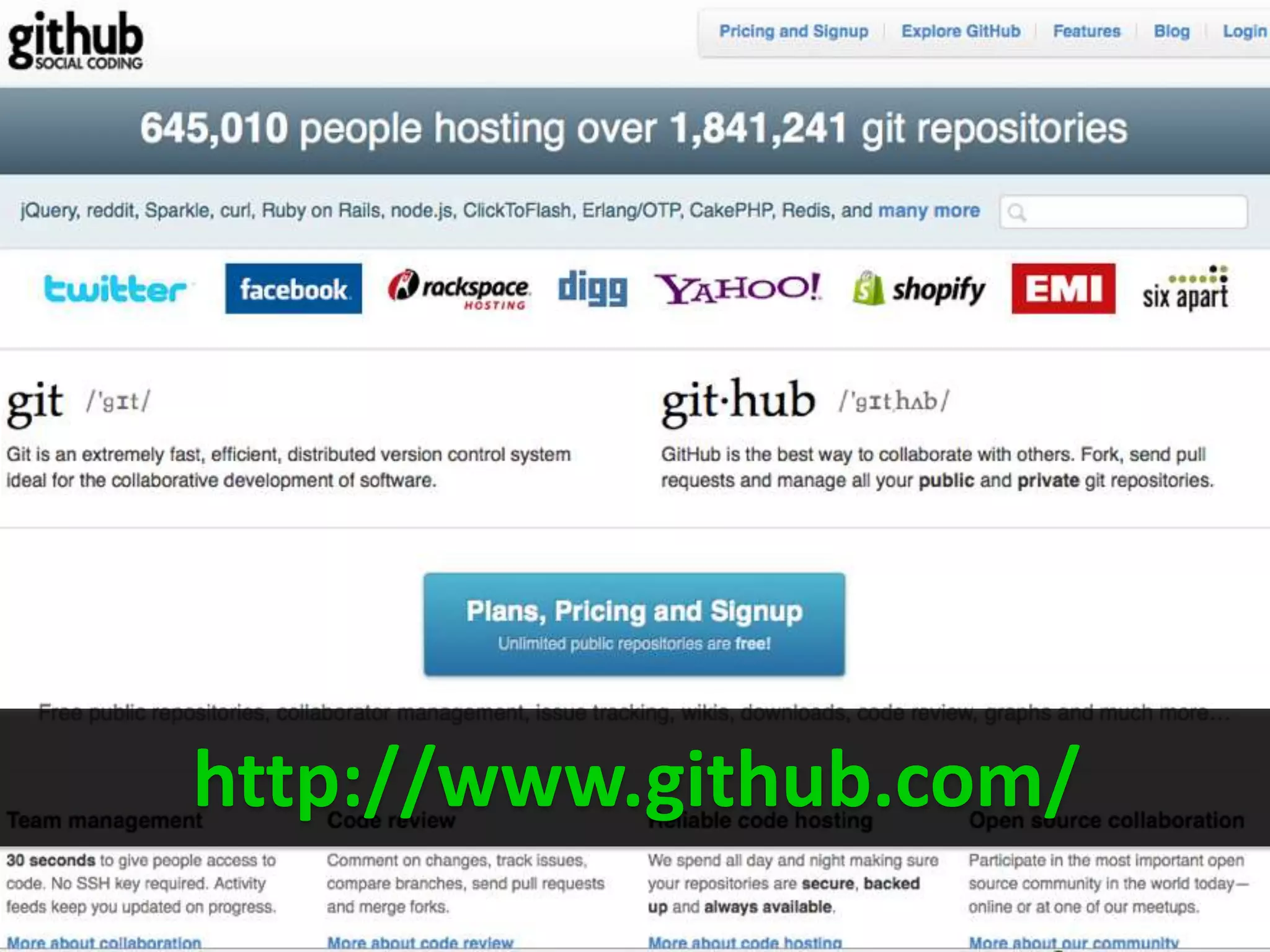 http://www.github.com/
 