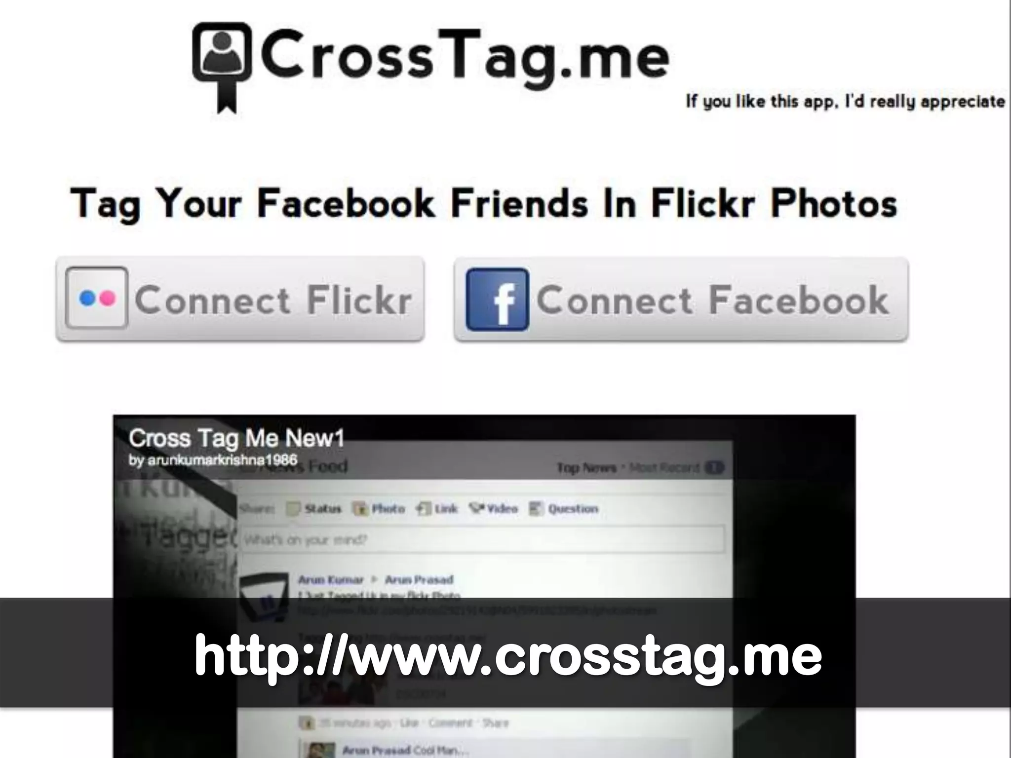 http://www.crosstag.me
 