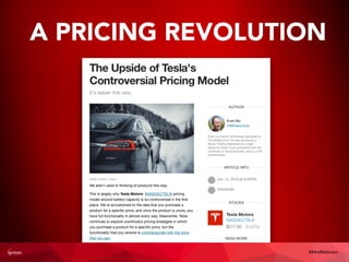 A PRICING REVOLUTION
#4AsWebinars
 
