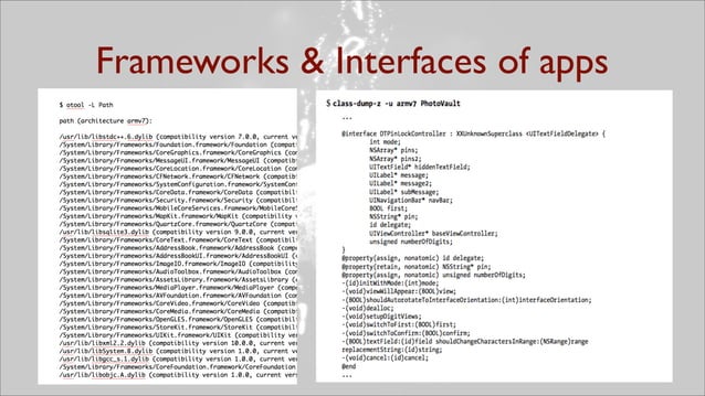 Hacking and Securing iOS Apps : Part 1 | PPT