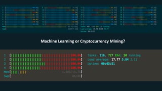 Machine Learning or Cryptocurrency Mining?
 