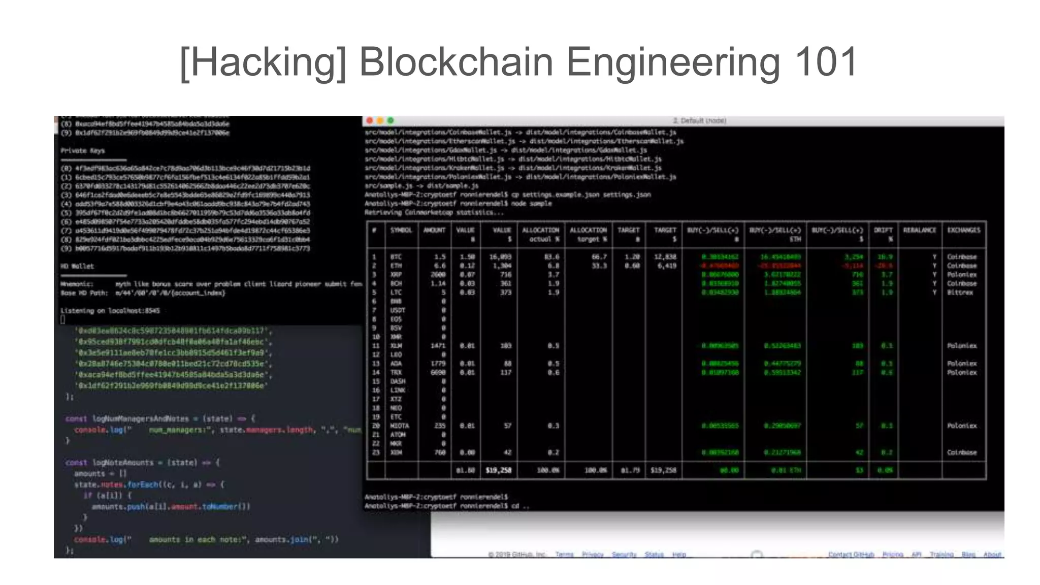 [Hacking] blockchain engineering 101 | PPT