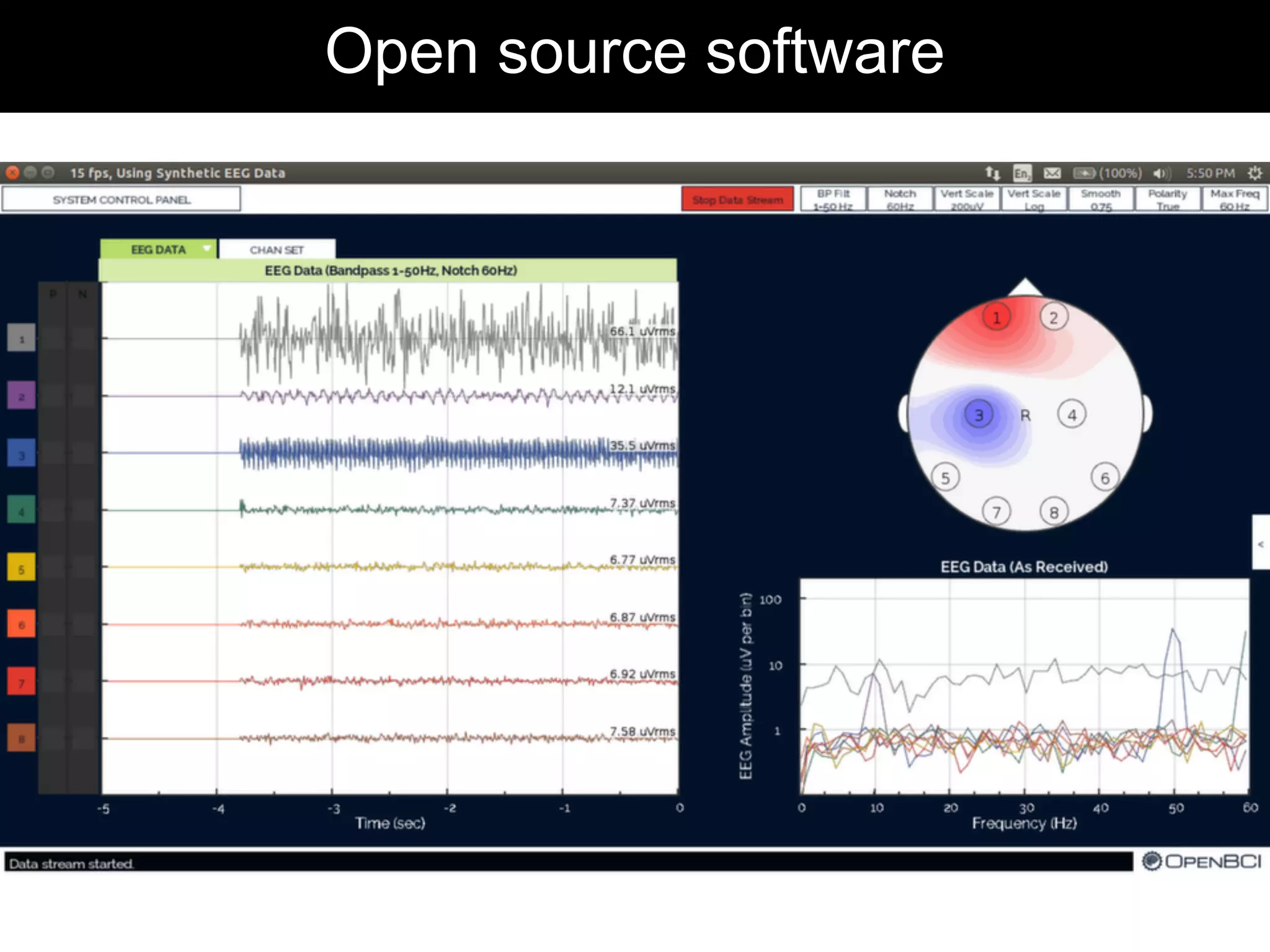 Open source software
 