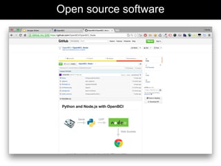 Open source software
 