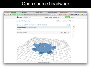 Open source headware
 