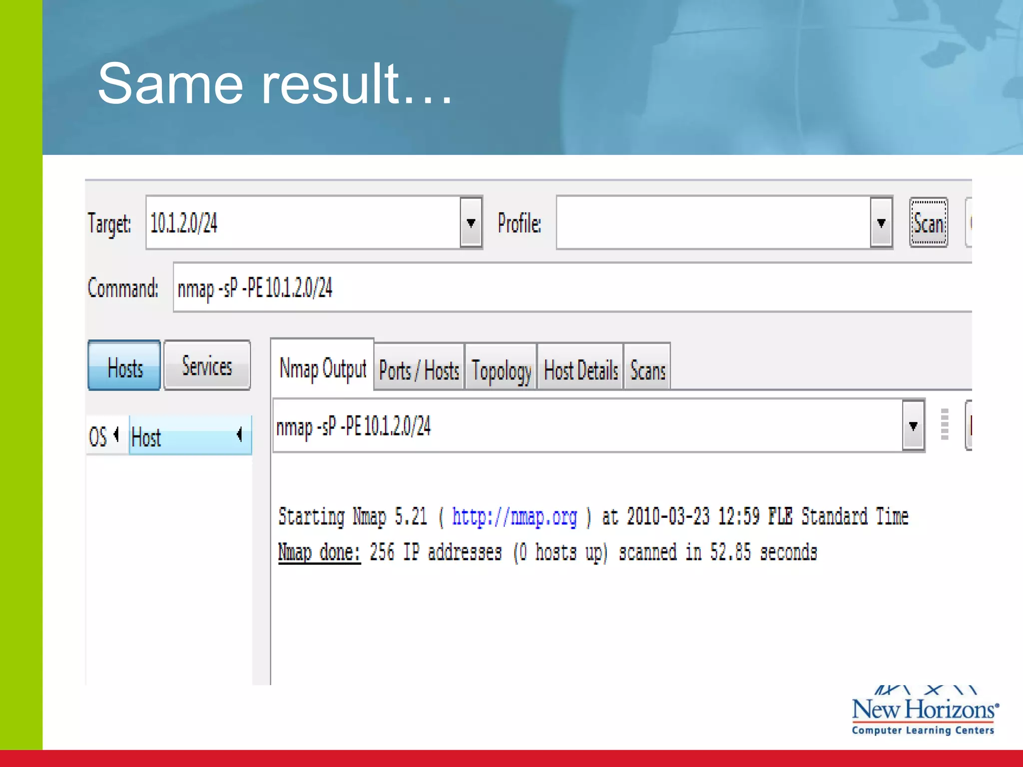 Same result… 