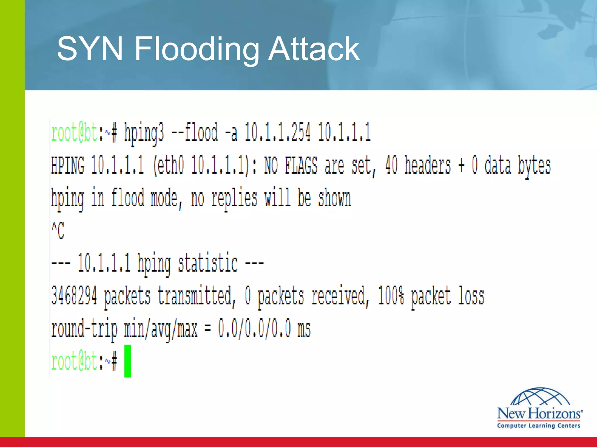 SYN Flooding Attack 