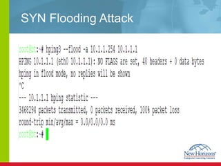 SYN Flooding Attack 
