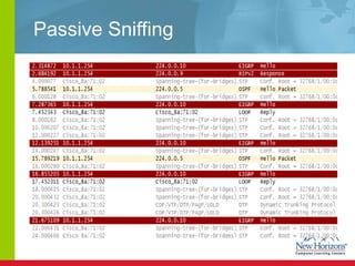 Passive Sniffing 