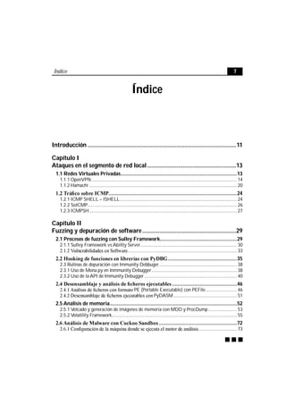 Índice 7
Índice
Introducción ................................................................................................