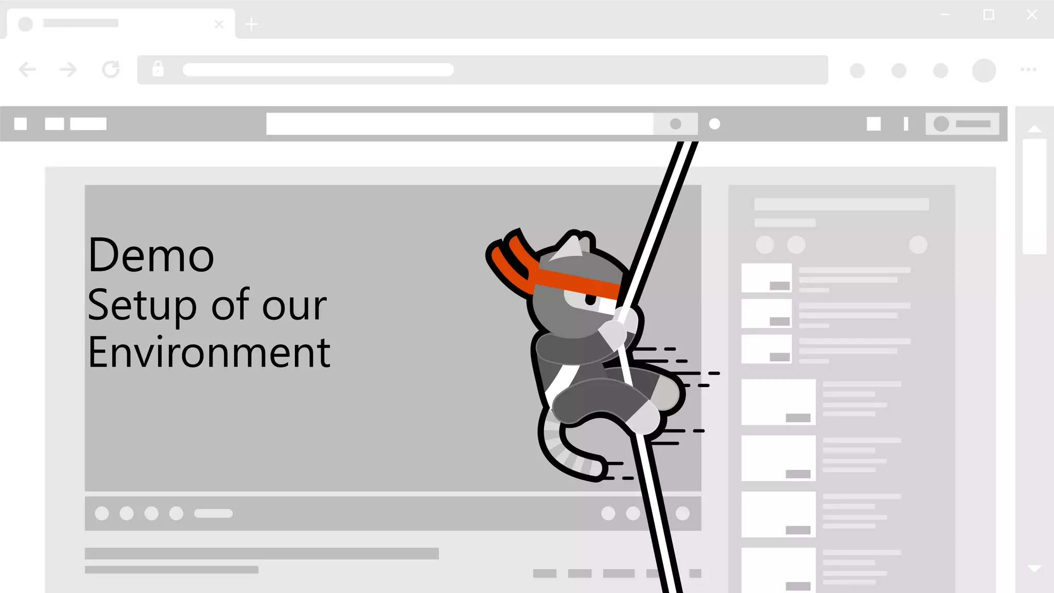 Demo
Setup of our
Environment
 