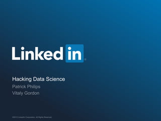 Hacking Data Science
 