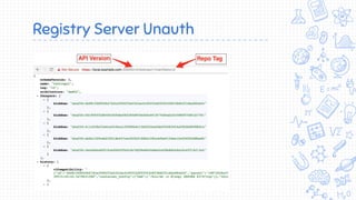 Registry Server Unauth
 