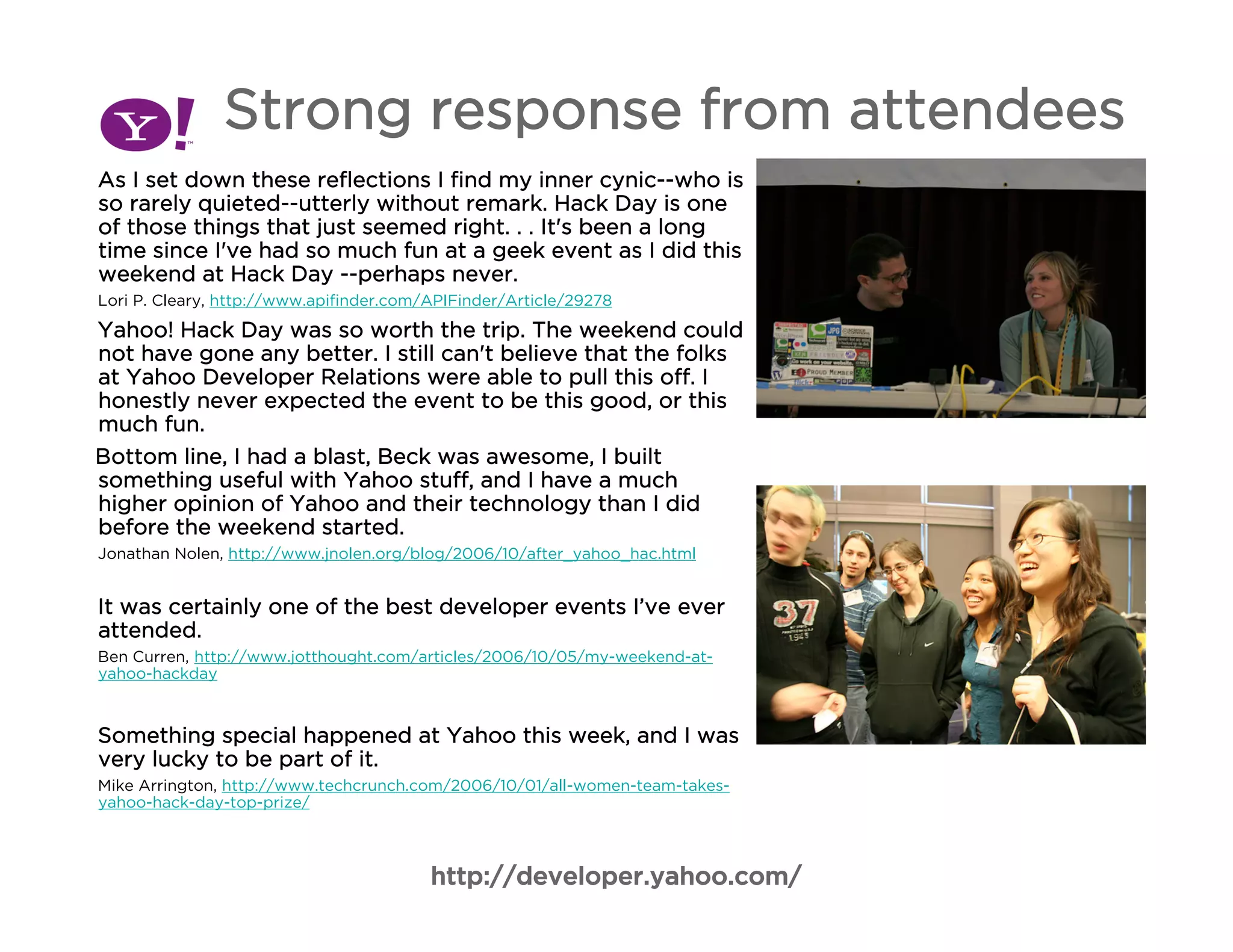 Big Company Hacks at Yahoo!