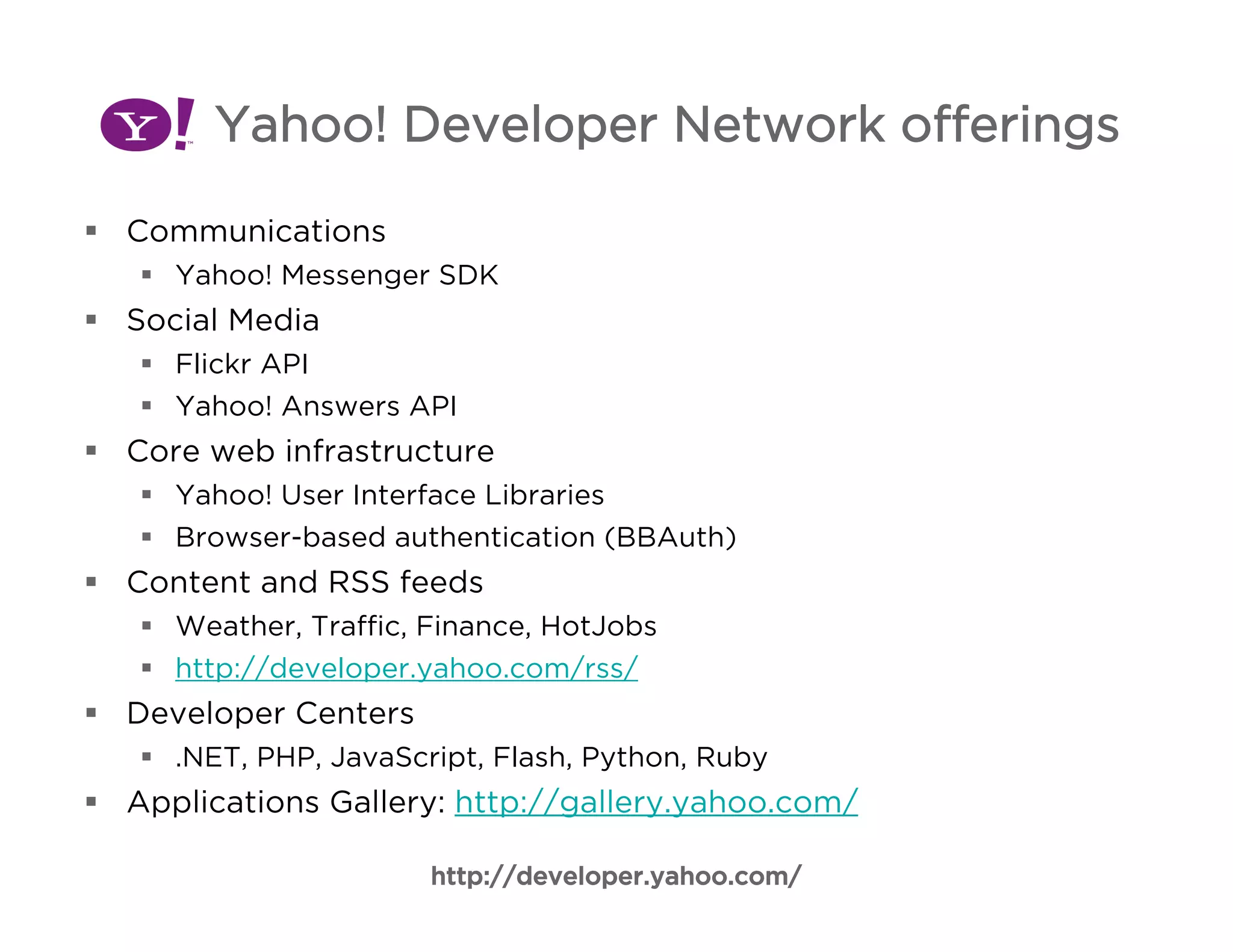 Big Company Hacks at Yahoo!