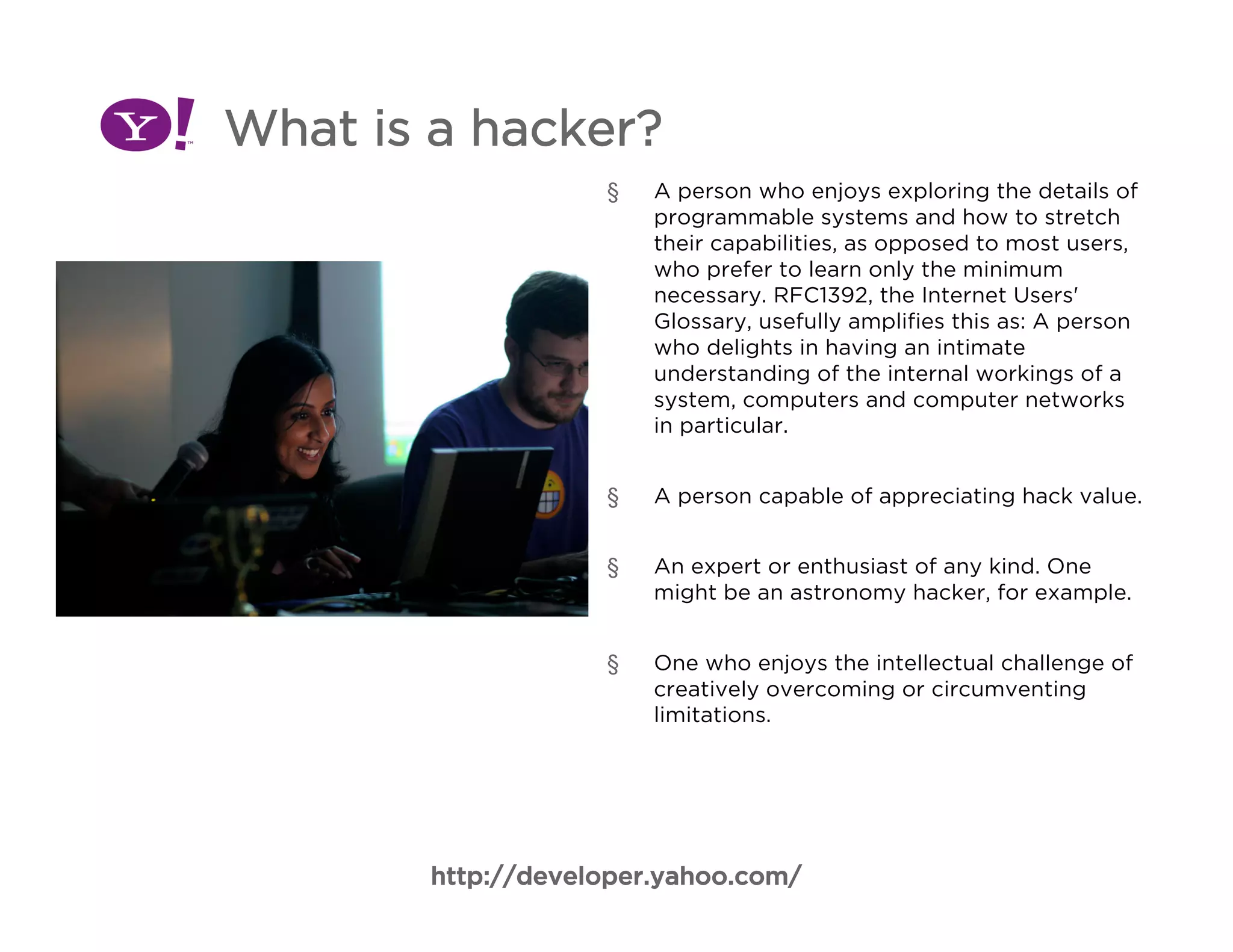 Big Company Hacks at Yahoo!