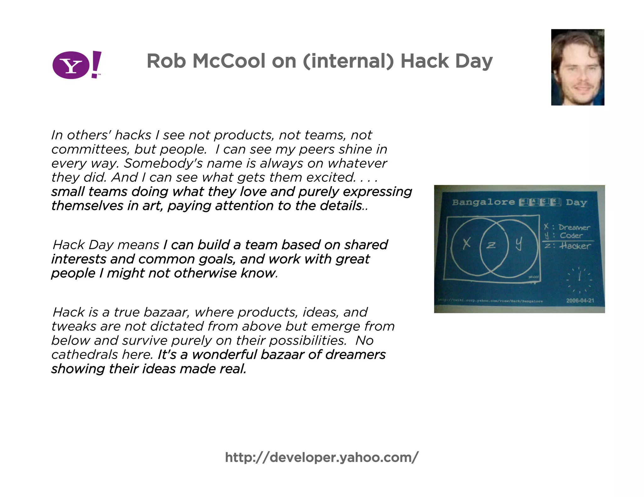 Big Company Hacks at Yahoo!