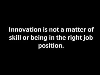 Hacking For Innovation