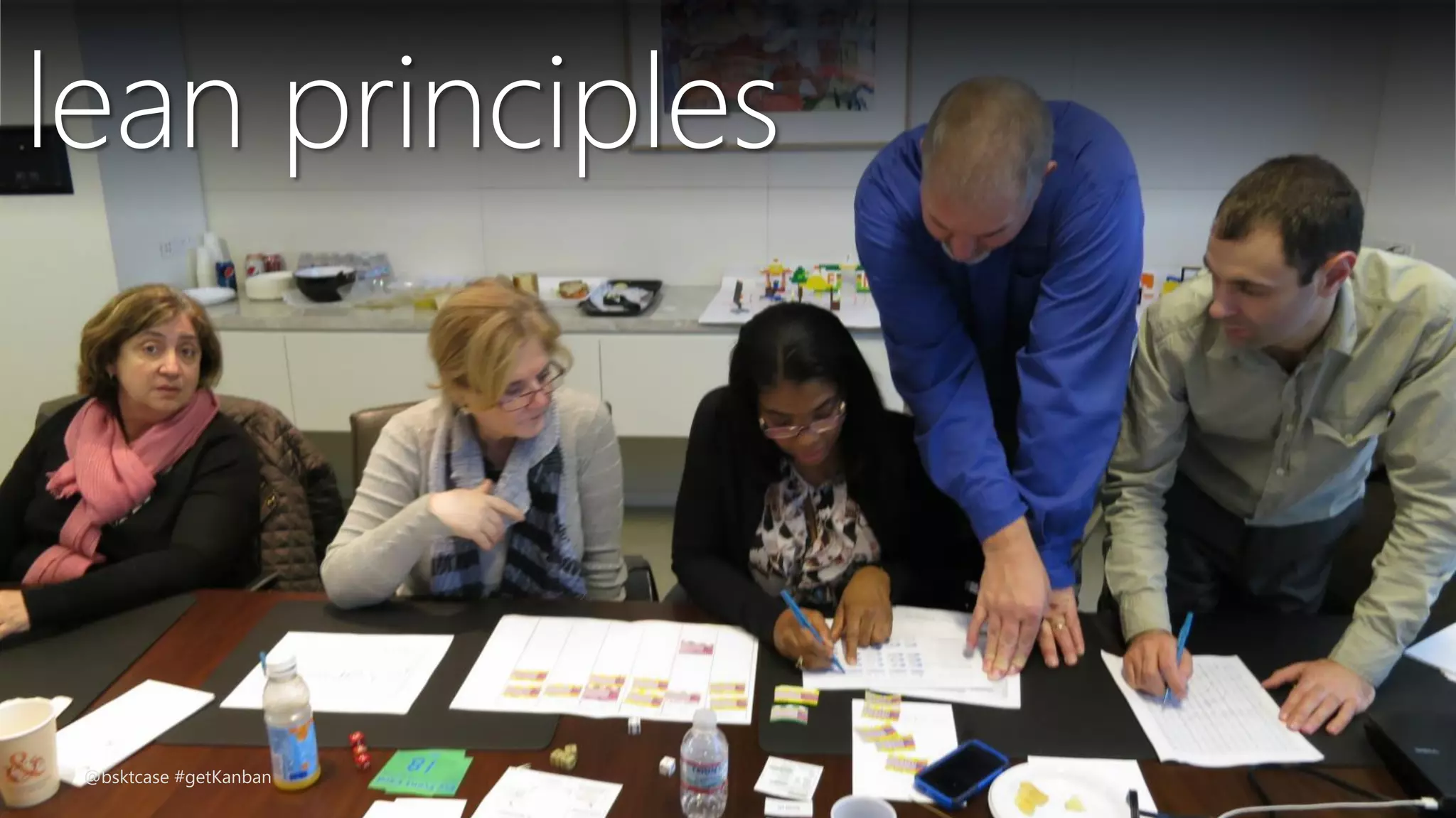 lean principles
@bsktcase #getKanban
 